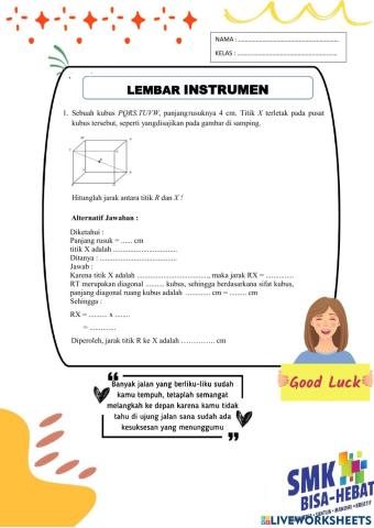 Lkpd jarak antara dua titik