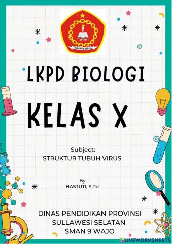 Struktur tubuh virus