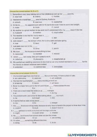 Zno leader revision unit 1-5