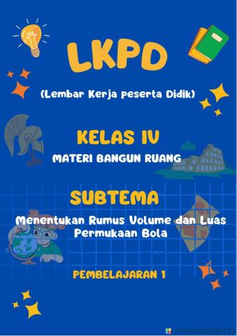 LKPD Matematika Bangun Ruang