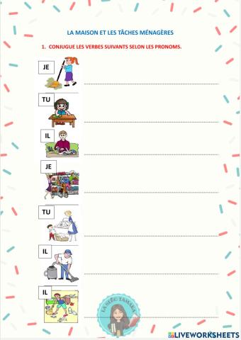 La maison et les tâches ménagères