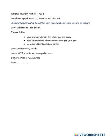 Ielts writing practice