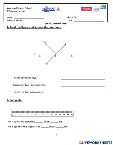 LiveWorksheet Assessment