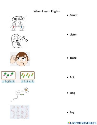 What you do when you learn English