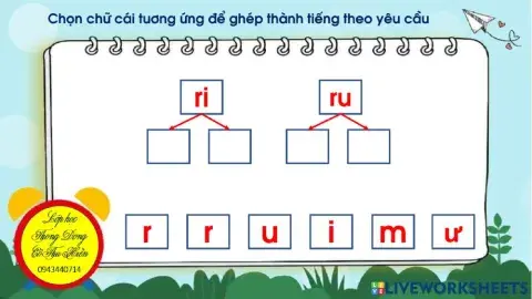 Ôn tập ghép vần