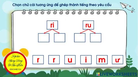 Ôn tập ghép vần