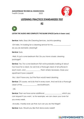 Listening Practice -2