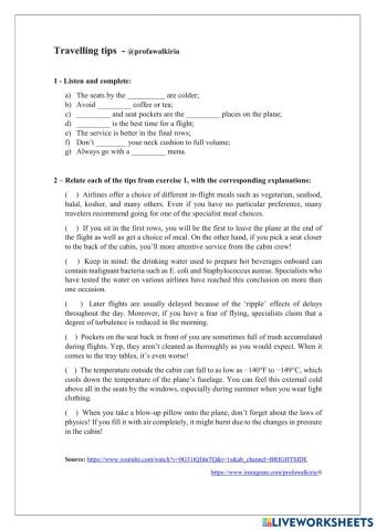 Travell tips - -profawalkiria