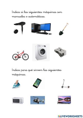 Materiales y máquinas