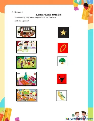 Sikap sesuai nilai pancasila