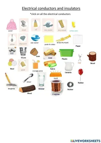 Electrical conductors insulators