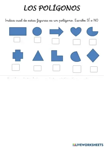 Polígonos y No polígonos