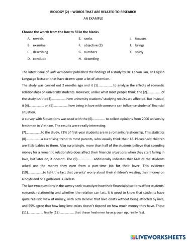 TRS6 - Research words