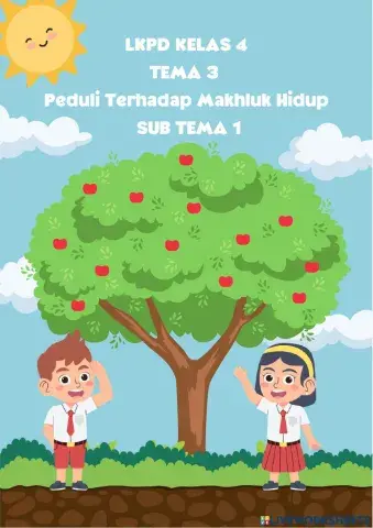 LKPD IPA Bagian-bagian Tumbuhan Tema 3 Subtema 1