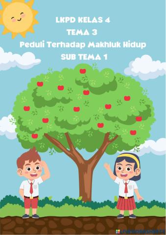 LKPD IPA Bagian-bagian Tumbuhan Tema 3 Subtema 1