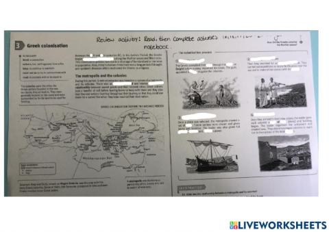 Process of colonisation