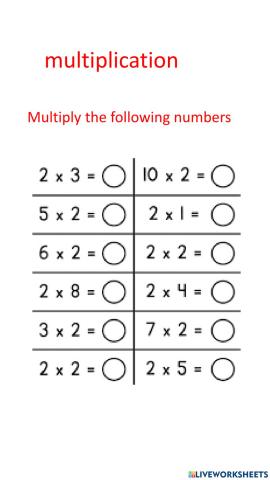 Multiplication