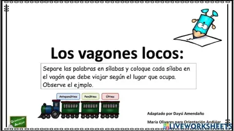 El tren de los vagones locos