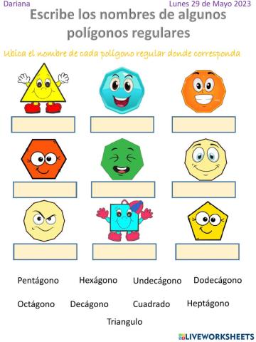 Nombres de figuras geometricas