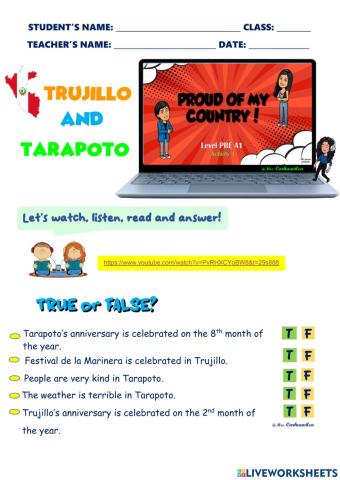 Trujillo and Tarapoto