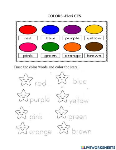 Colors- CES students