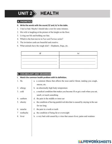 G7 U2 MLH Phonetics & Vocab