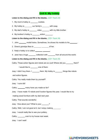 Step by step 3 unit 6