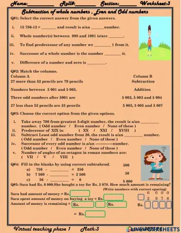 Even and Odd numbers