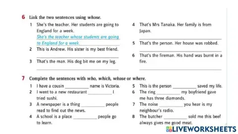 Relative clauses