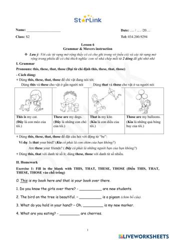 ONLINE-Viet-W6-S2-L6-Grammar - Movers instruction