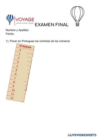 Examen Mitad de año