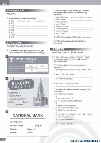 Speakout workbook 2.3 elem