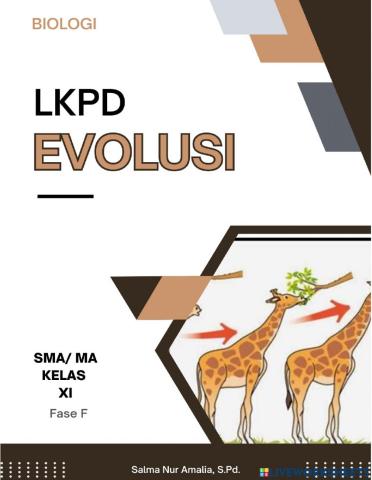 E-LKPD Evolusi