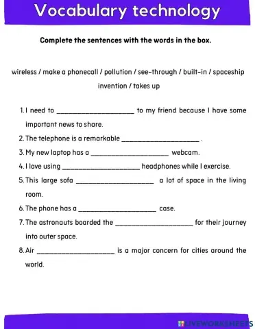 Technology - Big English 5 Unit 6