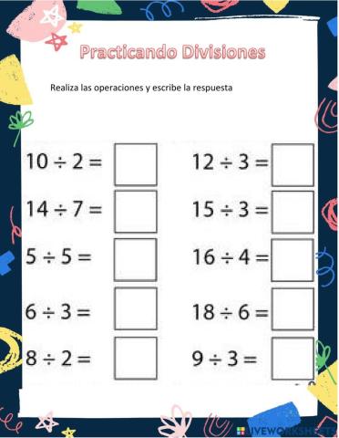 Revisando las divisiones