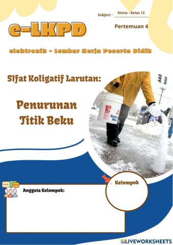 Bismillah uji coba lkpd penurunan titik beku