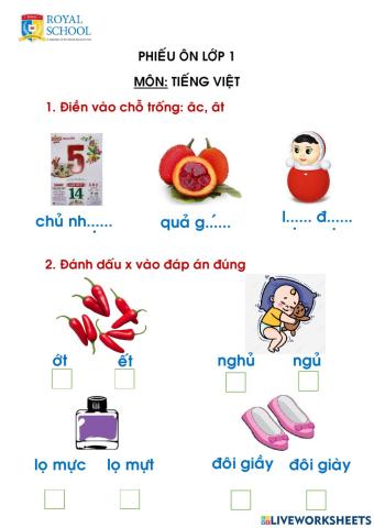 Phiếu hành trang 2