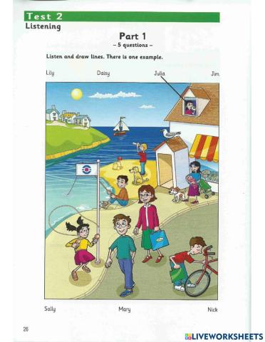 Movers 1 - Listening Test 2