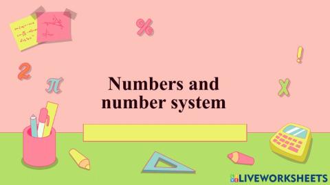 Number sequences
