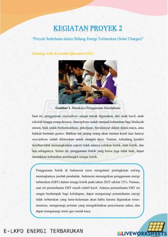 E-LKPD Energi Terbarukan Kegiatan 2