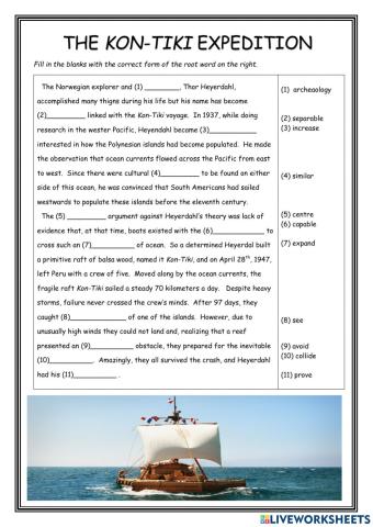 The Kon-Tiki Expedition Word Formation