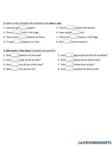 Food (countablr-uncountable)