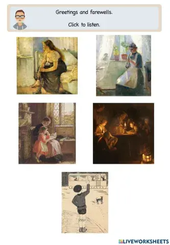 Greetings and farewells