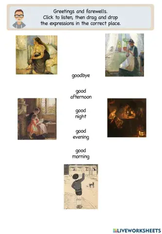 Greetings and farewells