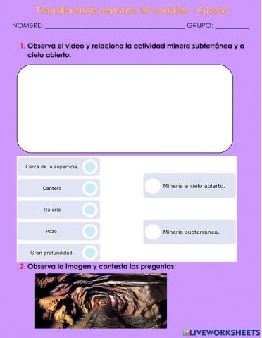 Mineria y turismo de colombia