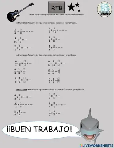 3A-E5-Operaciones con fracciones notables