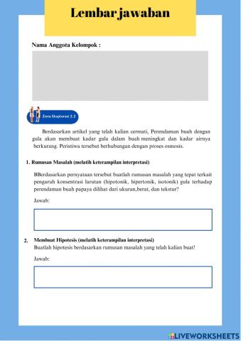 Bagian 2 : Zona Eksplorasi 2.2