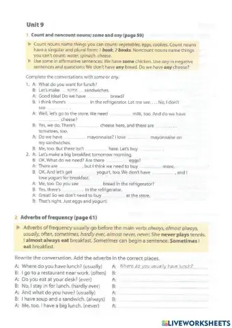 Grammar plus - unit 9