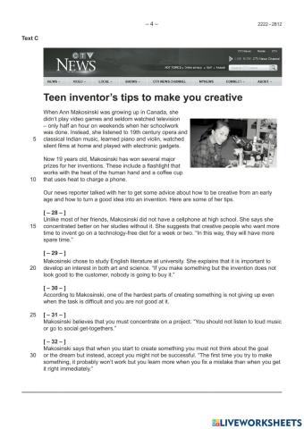 Ab initio reading and listening