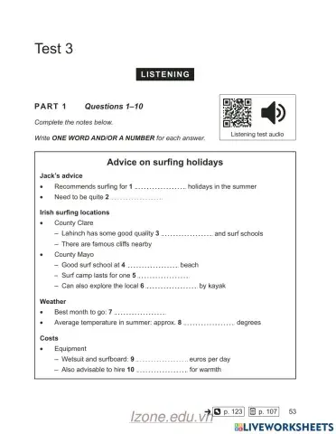 Cambridge 17 Test 3 Listening